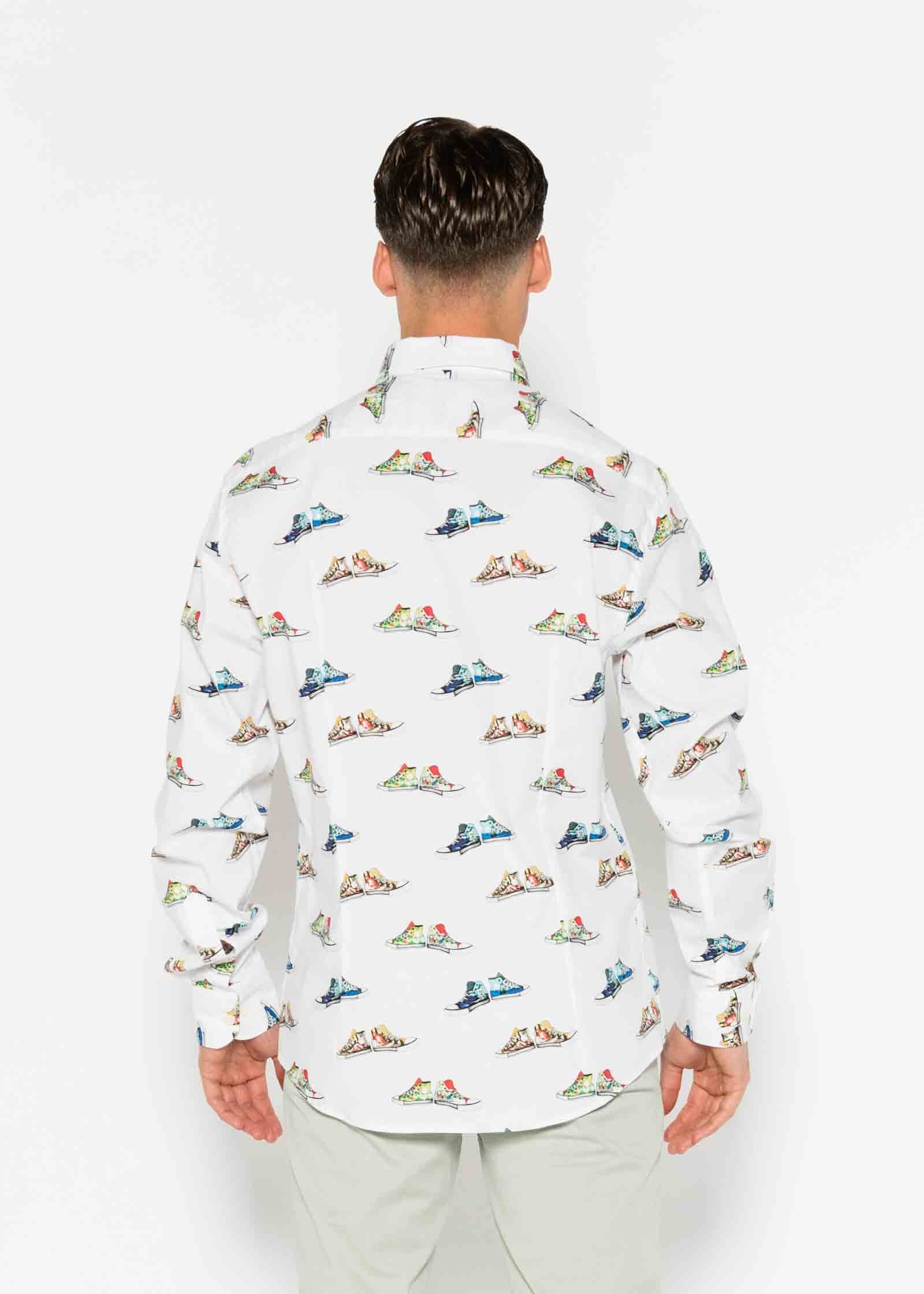 CAMISA ESTAMPADA ELASTÁN CANVAS