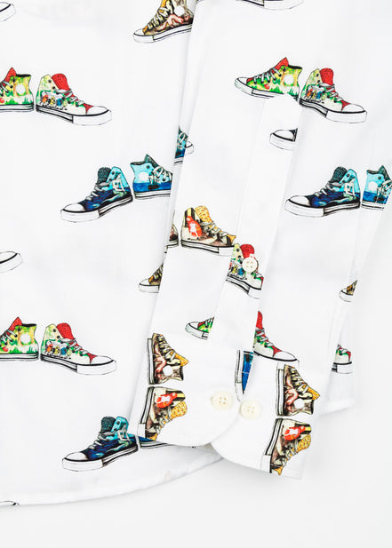 CAMISA ESTAMPADA ELASTÁN CANVAS
