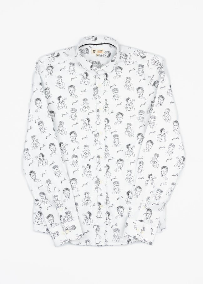 CAMISA ESTAMPADA ELASTÁN FRIDA