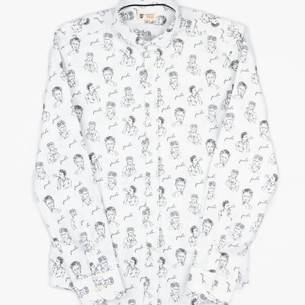 CAMISA ESTAMPADA ELASTÁN FRIDA