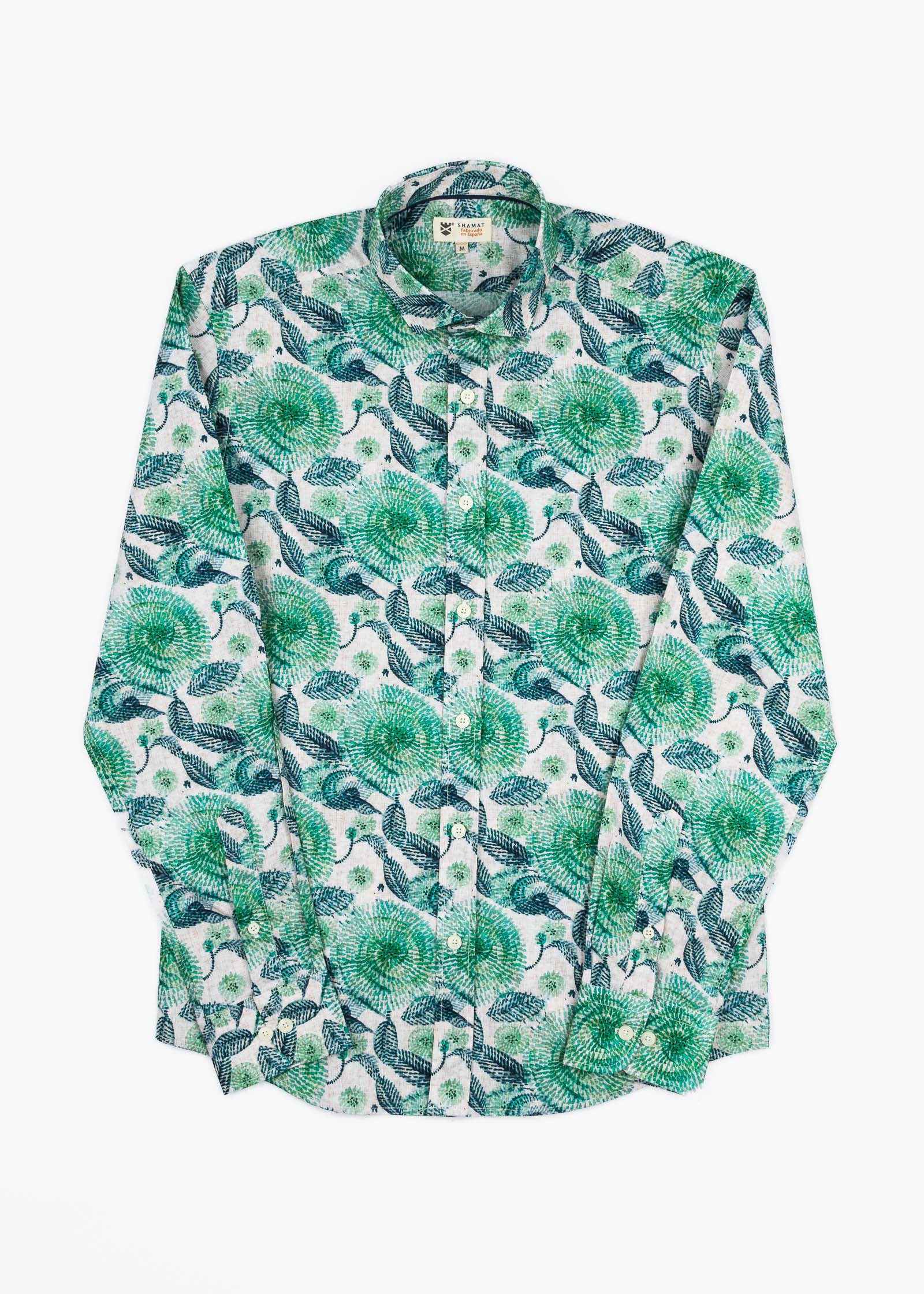 CAMISA ESTAMPADA ELASTÁN KIWI