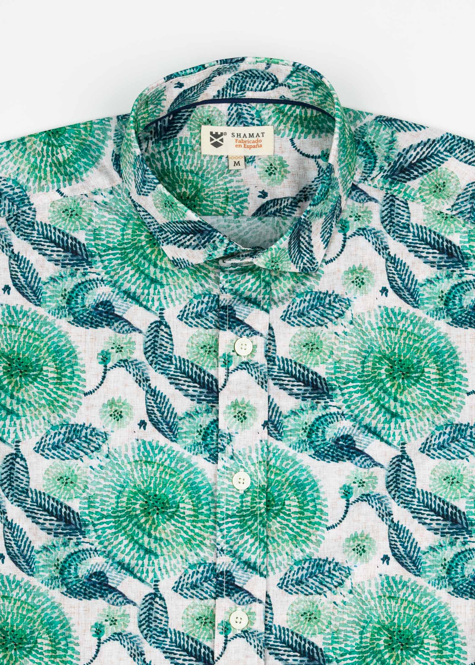 CAMISA ESTAMPADA ELASTÁN KIWI