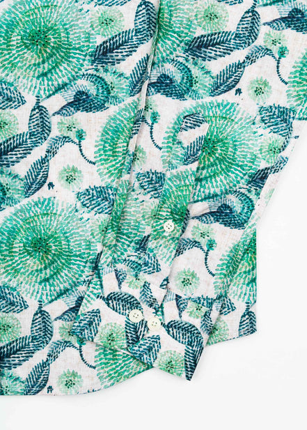 CAMISA ESTAMPADA ELASTÁN KIWI