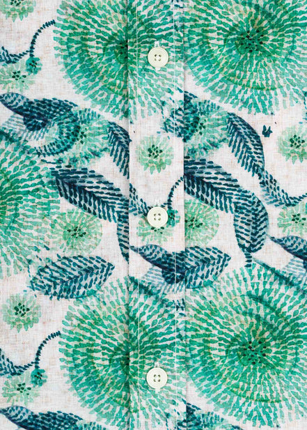 CAMISA ESTAMPADA ELASTÁN KIWI