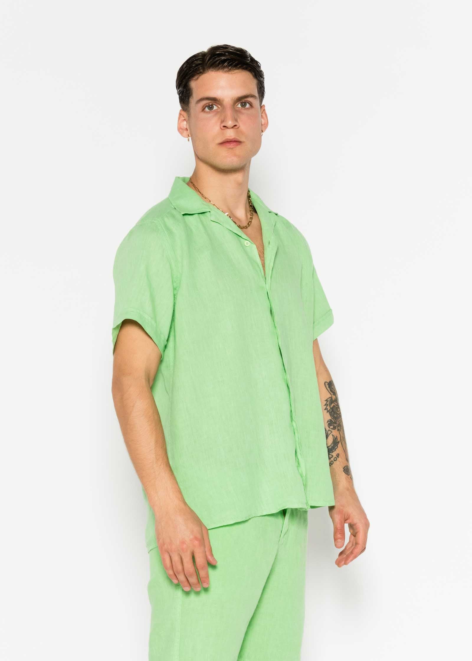 CAMISA MC BOWLING LINO
