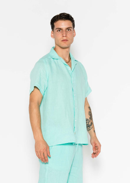 CAMISA MC BOWLING LINO