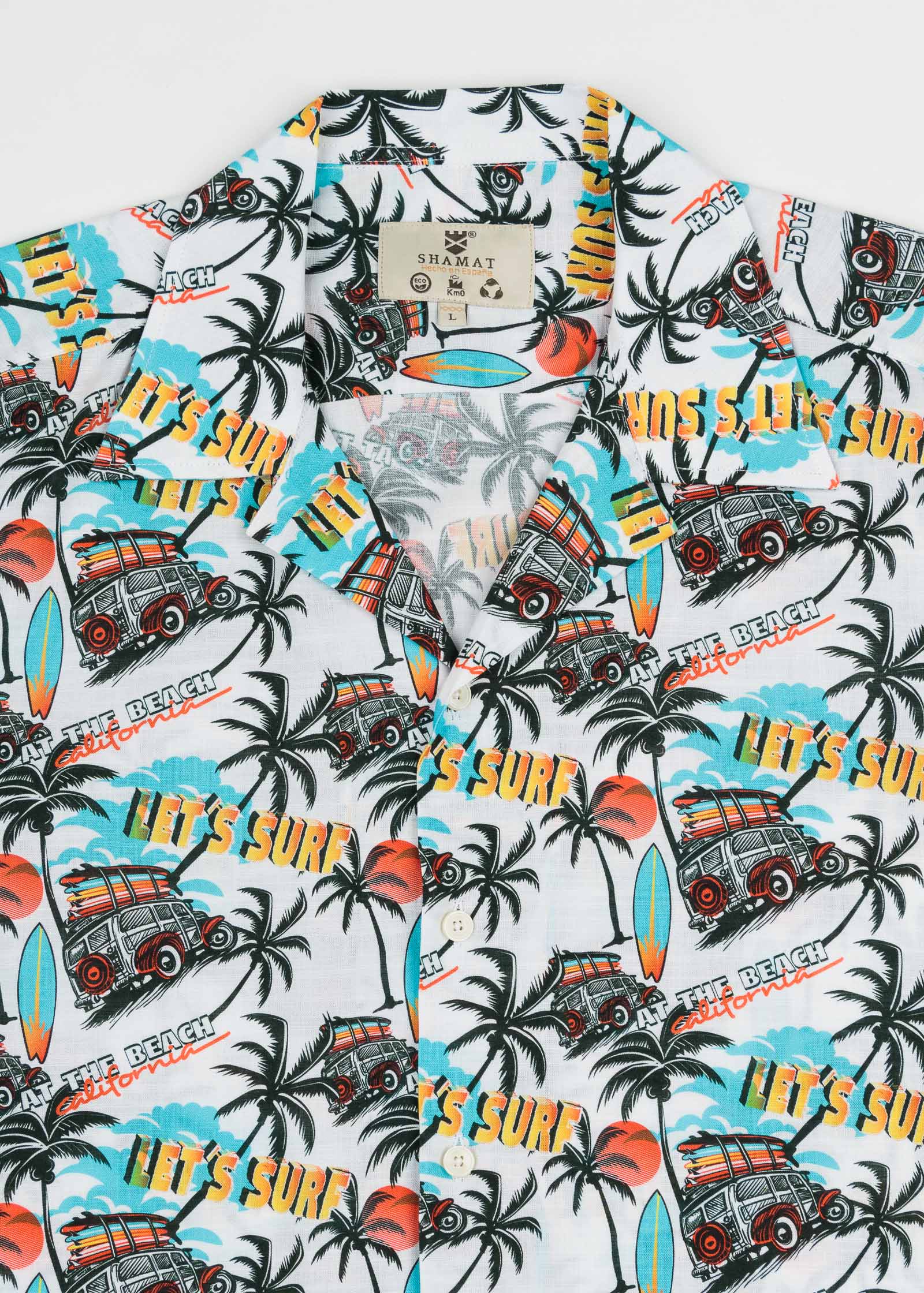 CAMISA M/C BOWLING CALIFORNIA