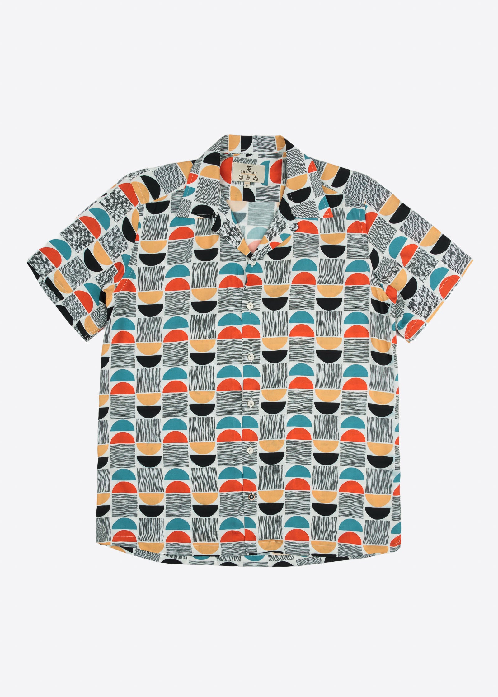 CAMISA M/C BOWLING VISCOSA MINIMALIST