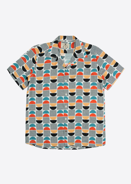 CAMISA M/C BOWLING VISCOSA MINIMALIST