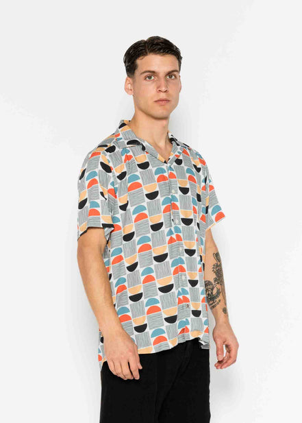 CAMISA M/C BOWLING VISCOSA MINIMALIST