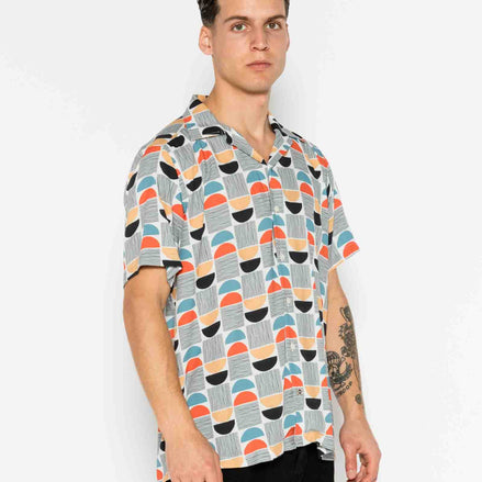 CAMISA M/C BOWLING VISCOSA MINIMALIST