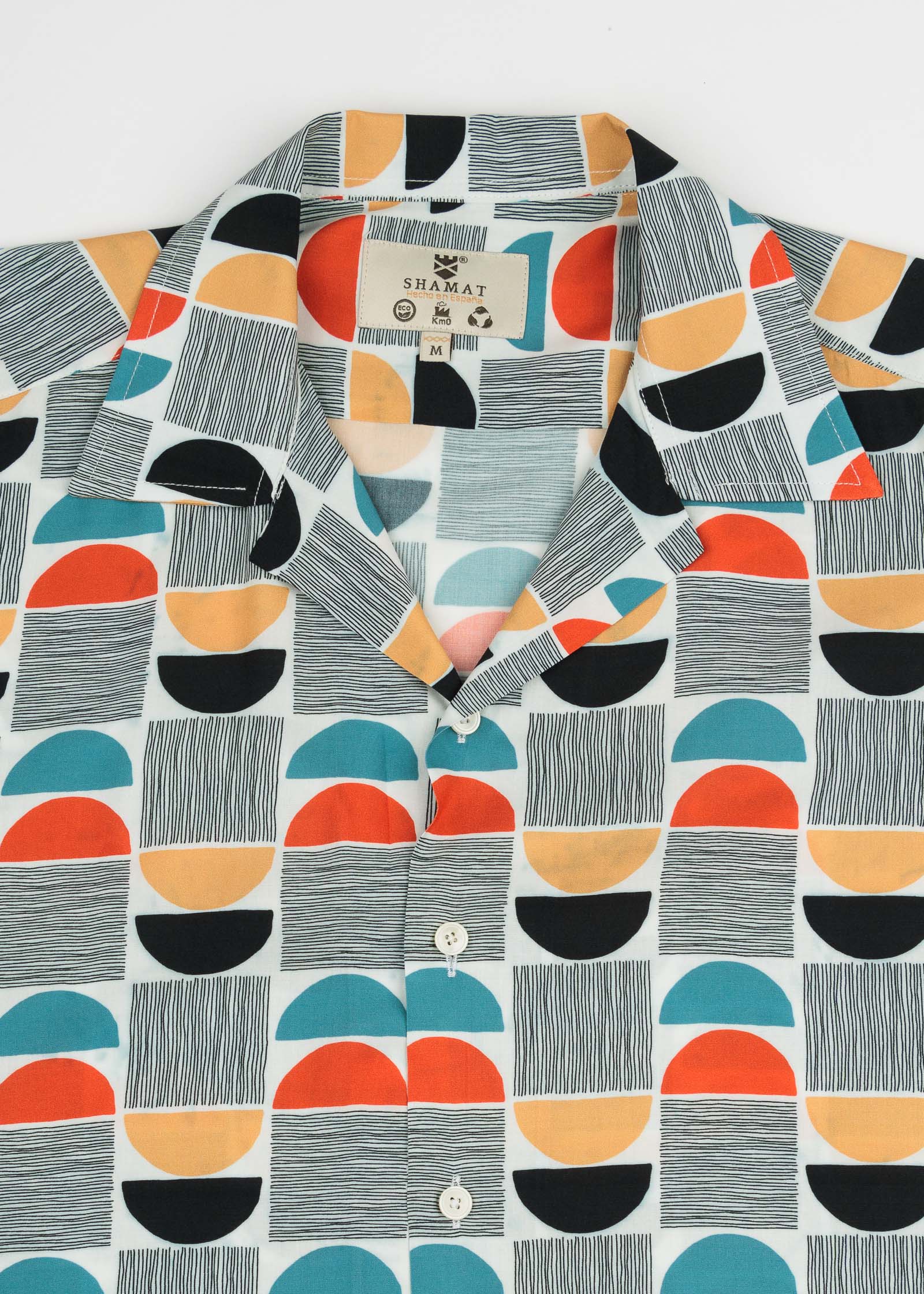 CAMISA M/C BOWLING VISCOSA MINIMALIST