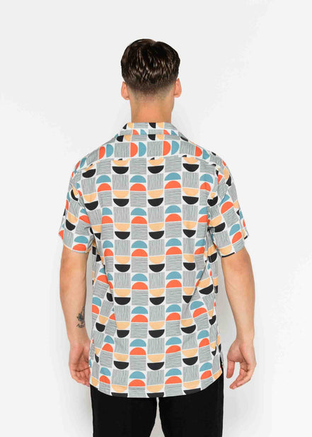 CAMISA M/C BOWLING VISCOSA MINIMALIST
