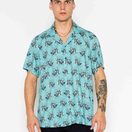 CAMISA M/C BOWLING VISCOSA HYPNOTIC