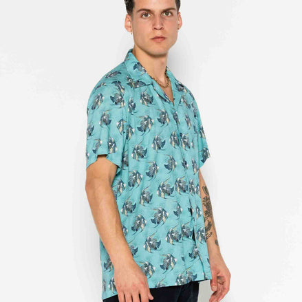 CAMISA M/C BOWLING VISCOSA HYPNOTIC