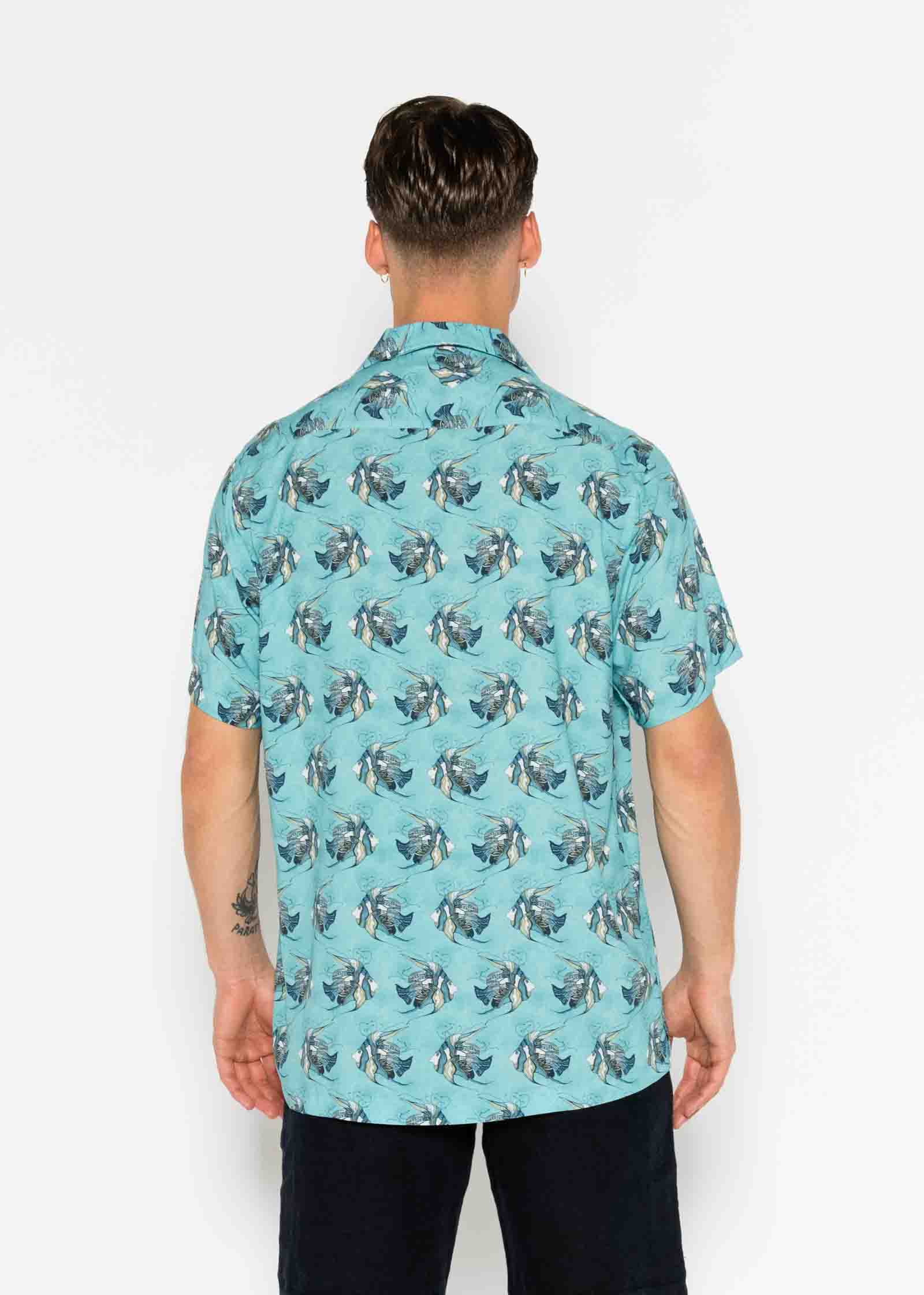 CAMISA M/C BOWLING VISCOSA HYPNOTIC