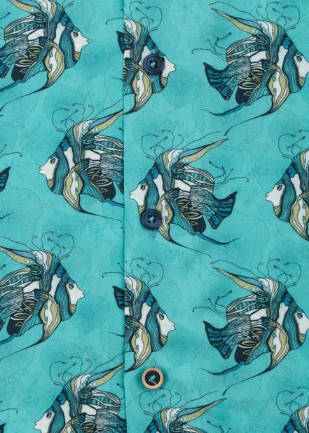 CAMISA M/C BOWLING VISCOSA HYPNOTIC