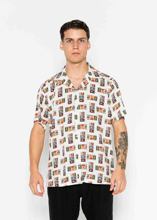 CAMISA M/C BOWLING VISCOSA 50S