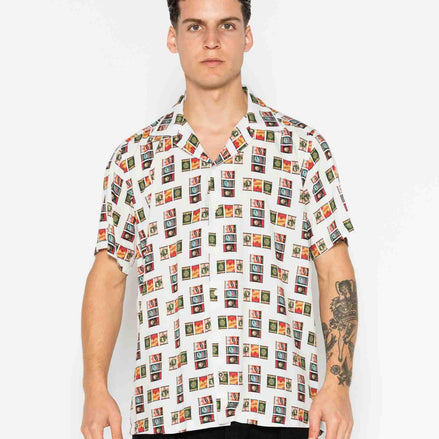 CAMISA M/C BOWLING VISCOSA 50S