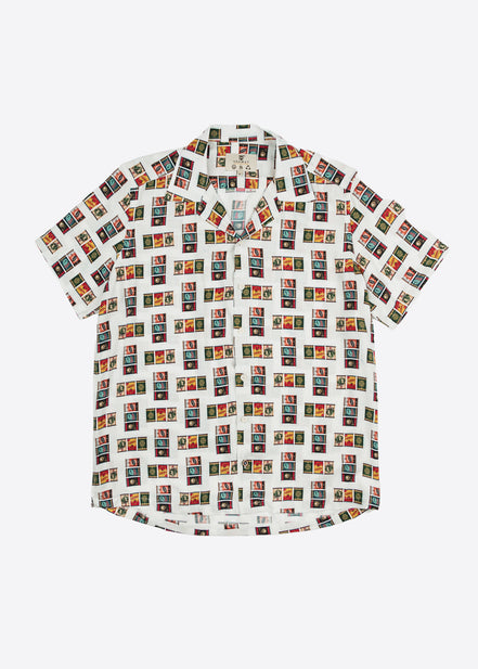 CAMISA M/C BOWLING VISCOSA 50S