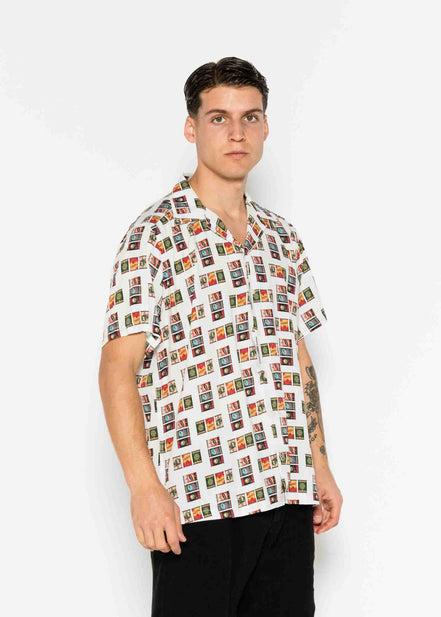 CAMISA M/C BOWLING VISCOSA 50S