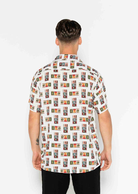 CAMISA M/C BOWLING VISCOSA 50S
