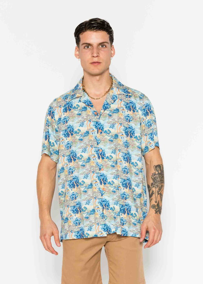 CAMISA M/C BOWLING VISCOSA JAPAN