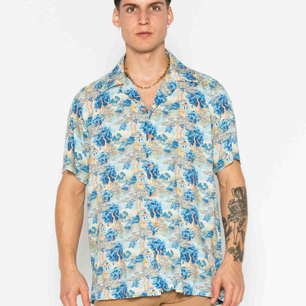 CAMISA M/C BOWLING VISCOSA JAPAN