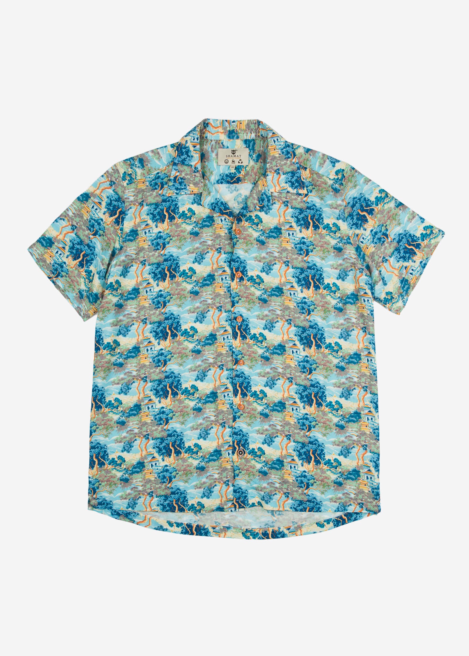 CAMISA M/C BOWLING VISCOSA JAPAN
