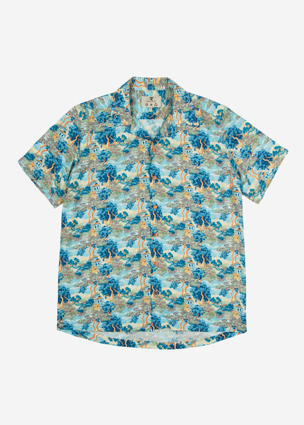 CAMISA M/C BOWLING VISCOSA JAPAN