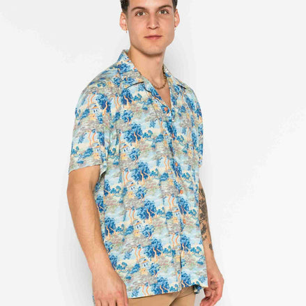 CAMISA M/C BOWLING VISCOSA JAPAN