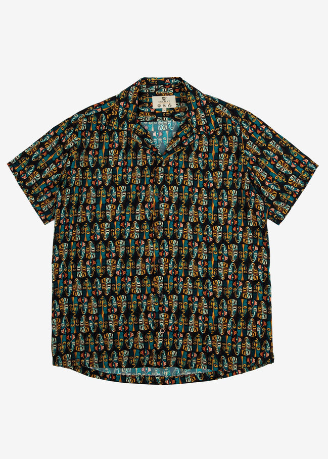 CAMISA M/C BOWLING VOILÈ TRIBAL