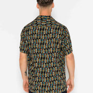 CAMISA M/C BOWLING VISCOSA TRIBAL