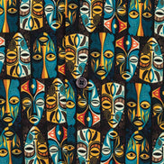 CAMISA M/C BOWLING VISCOSA TRIBAL