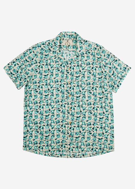 CAMISA M/C BOWLING VISCOSA BAND