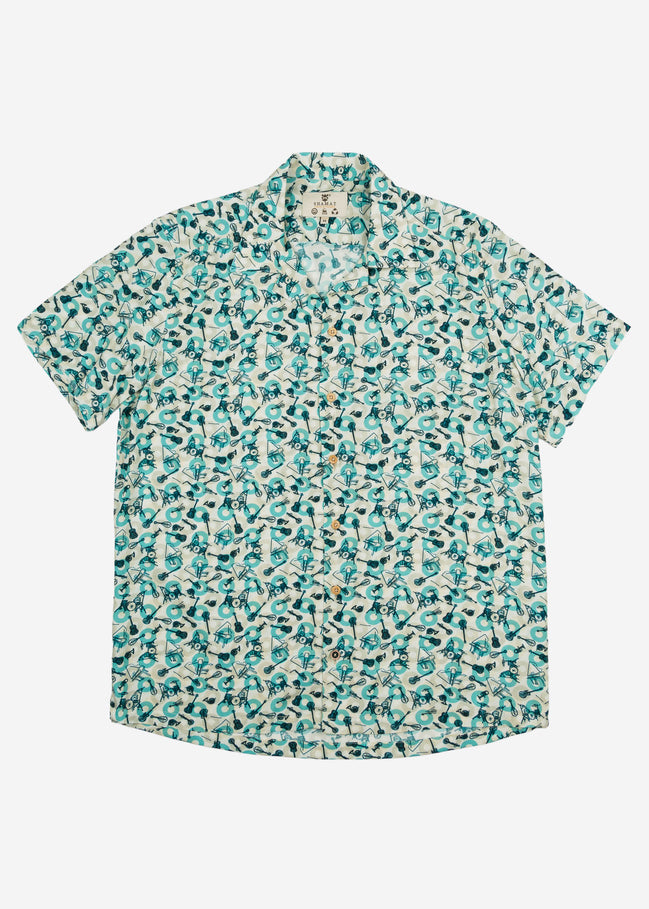 CAMISA M/C BOWLING VISCOSA BAND