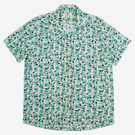 CAMISA M/C BOWLING VISCOSA BAND
