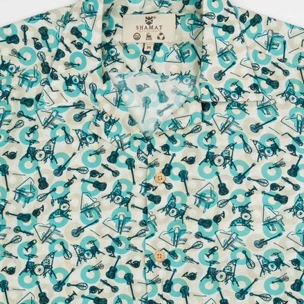 CAMISA M/C BOWLING VISCOSA BAND