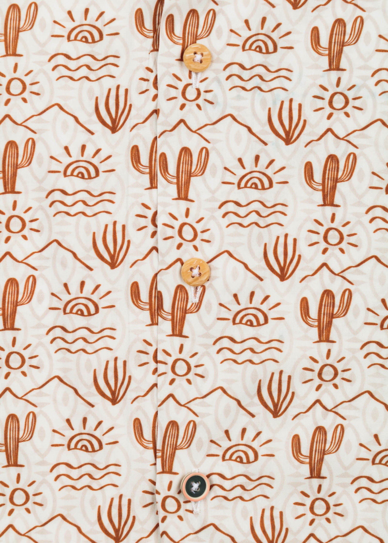 CAMISA M/C BOWLING VISCOSA DESERT