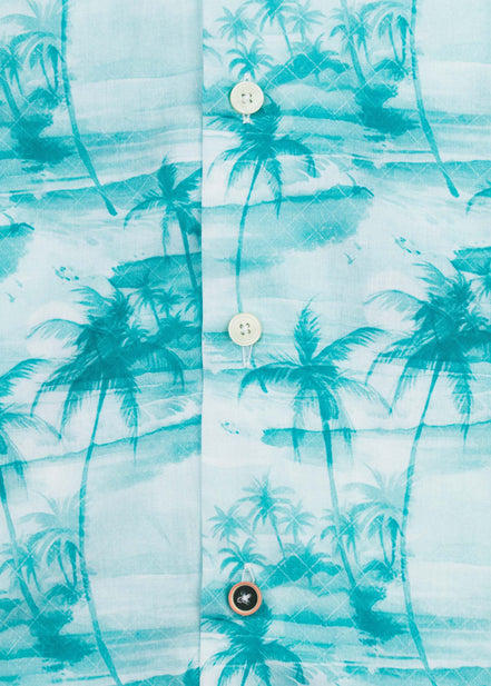 CAMISA M/C BOWLING VOILÈ PARADISE