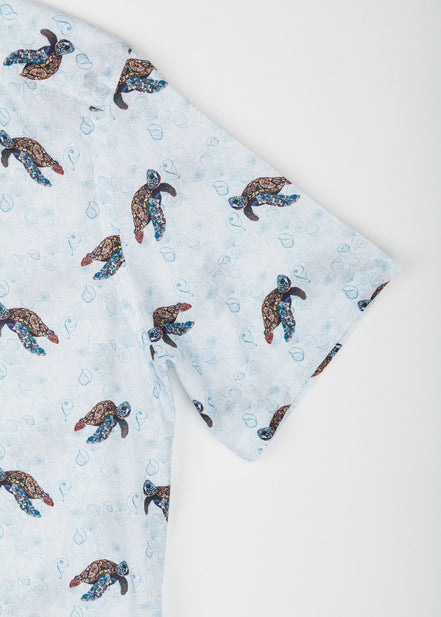 CAMISA M/C BOWLING VOILÈ TURTLE