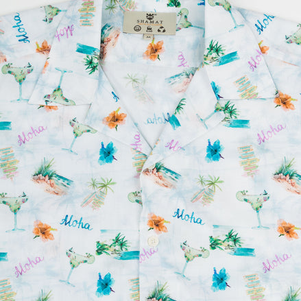CAMISA M/C BOWLING VOILÈ ALOHA