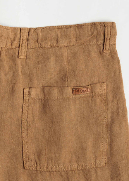 PANTALÓN DE LINO CON CORDÓN