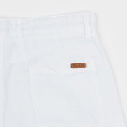 BERMUDA DE LINO CON CORDÓN