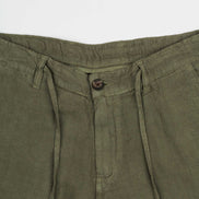 BERMUDA DE LINO CON CORDÓN