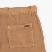 BERMUDA DE LINO CON CORDÓN