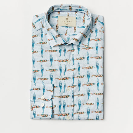 CAMISA M/L 100% ALGODON VOILÉ
