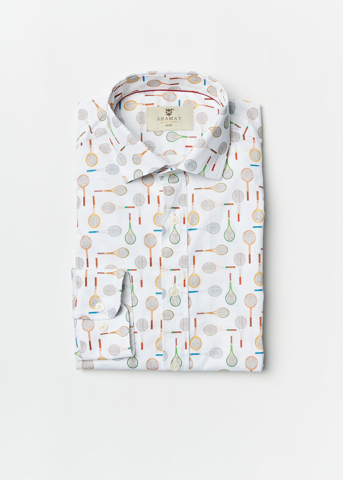 CAMISA ALGODÓN VOILÈ ESTAMPADA TENIS