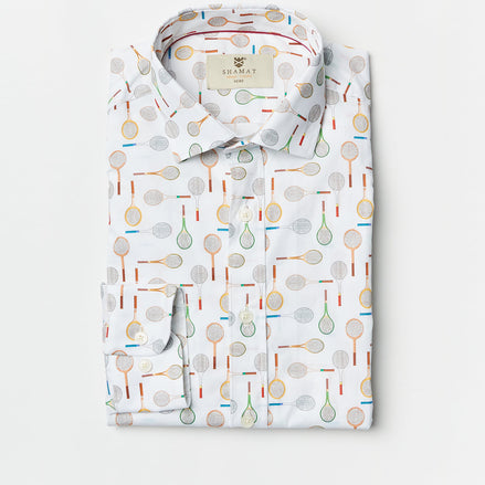 CAMISA ALGODÓN VOILÈ ESTAMPADA TENIS