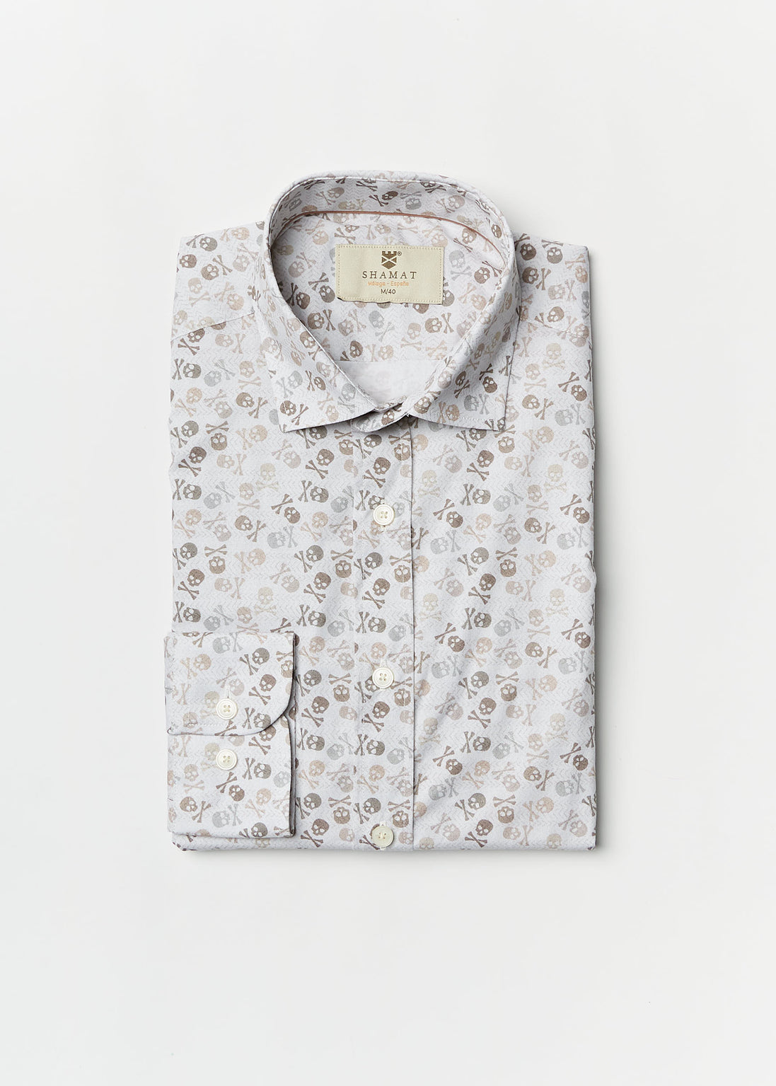 CAMISA ALG/ELASTÁN ESTAMPADA DANGER